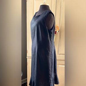 Kim Roger Linen Black Dress Size 14